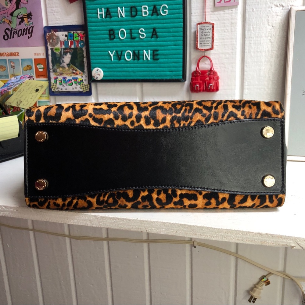 Michael Kors Leopard Hamilton Moderne Tote Gold Lock Hardware - Picture 13 of 15